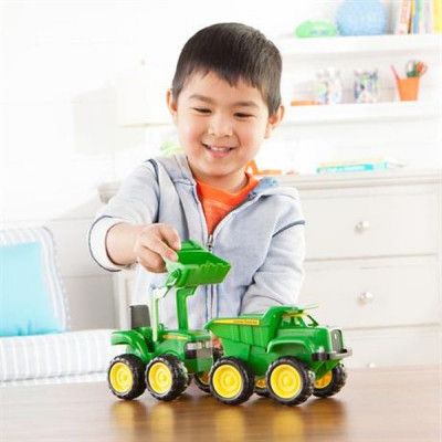 Игрушка для песка John Deere Kids Трактор и самосвал 2 шт (35874) | Зображення 4