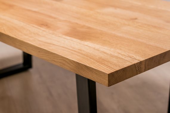 Кофейный стол в гостиную EcoWalnut с прямоугольными краями L (дуб) | Зображення 6