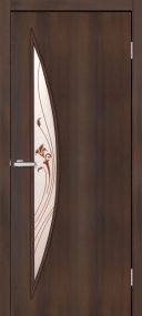 Міжкімнатні двері MSDoors Simple ORLANDO у зборі Горіх лісний