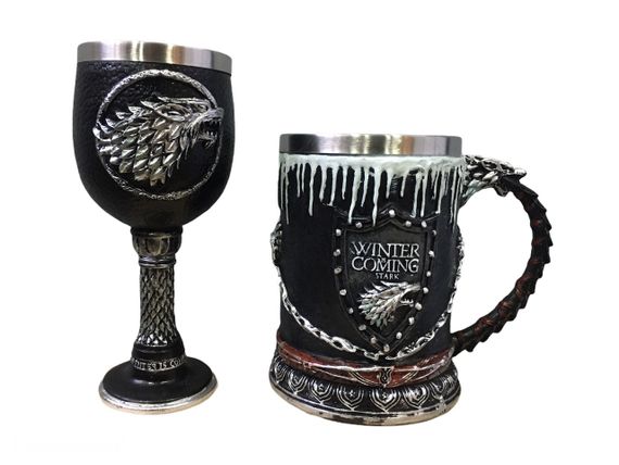 Подарочный Набор Кружка  3D Игра Престолов Game Of Thrones Winter Is Coming Stark Старк