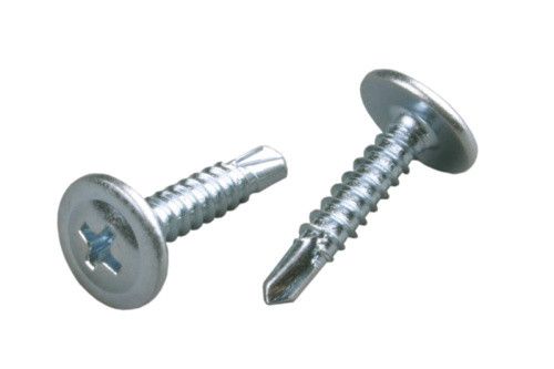 Саморіз з прес-шайбою 4,2*41 зі свердлом цинк білий (пач 100 шт.) APRO 10L4241-2T1