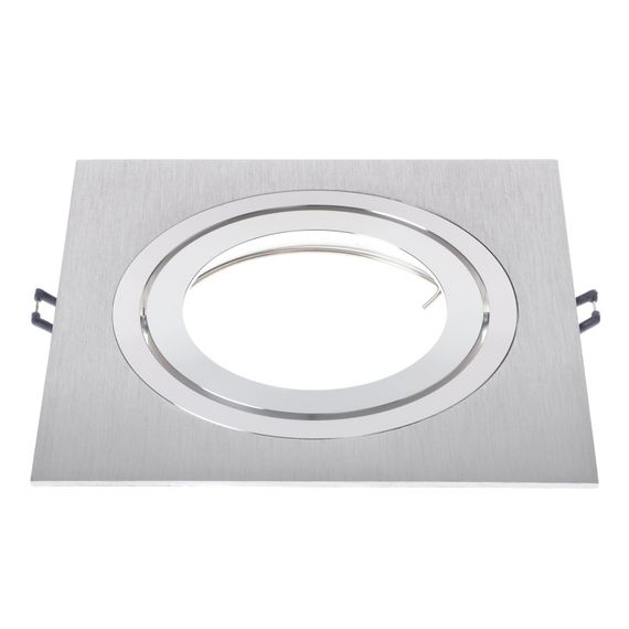 Светильник врезной  поворотный HDL-DT 104/1 Aluminium G53