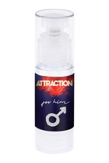 Анальний лубрикант з феромонами ANAL LUBRICANT WITH PHEROMONES ATTRACTION FOR HIM 50 ML Sex Aura | Зображення 1