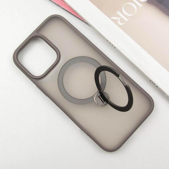 Чохол Ummi Colorful with Magnetic Fit HQ Ring для Apple iPhone 15 Pro Max (6.7") Grey | Зображення 2