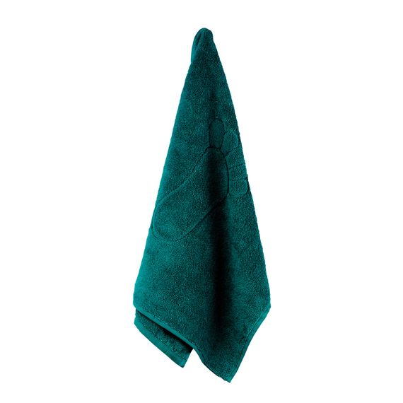 Килимок для ніг махровий Ardesto Benefit, 50х70см, 100% бавовна, темно-зелений (ART2457EM) | Зображення 1