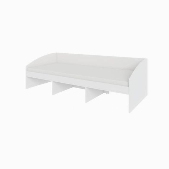 Ліжко односпальне з ящиками Еверест Комфорт 3 193х84х59 см Німфея Альба/Графіт (EVR-5739) | Зображення 5