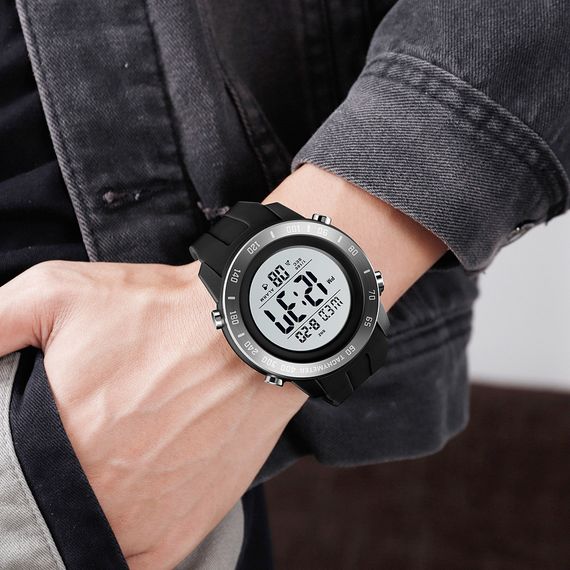 Чоловічий годинник Skmei 1524BKWT Black-White | Зображення 2