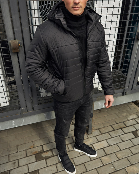 Куртка Хот чёрный S XXXL | Зображення 1