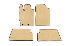 Коврики EVA DVS (Бежевые) для Toyota Yaris 2010-2020 гг