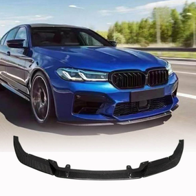 Накладка на передній бампер Lip V3 (для M5 F90 2020-2024, Карбон) для BMW 5 серія G30/31 рр