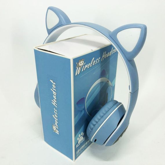 Bluetooth навушники дитячі, Навушники з вушками для любителів котів Дитячі аудіо NB-67 | Зображення 8