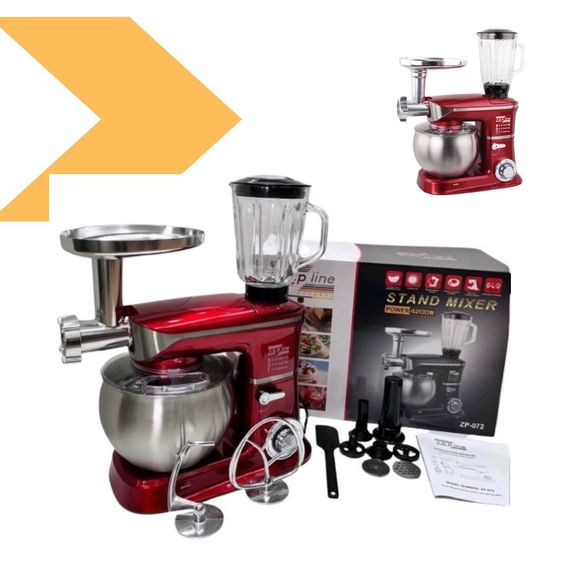 Кухонний комбайн Zepline ZP-072 4200 Вт 7 л 4 в 1 (47625-ZP-072_4194) | Зображення 1