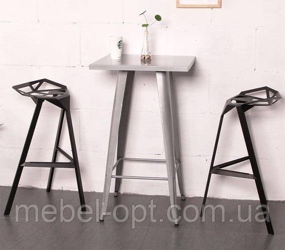 Стул барный Chair one Bar белый алюминий, стиль модерн, дизайн Konstantin Grcic | Зображення 6