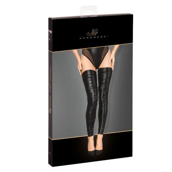Панчохи без носка F207 Noir Handmade XL, Черный | Зображення 1