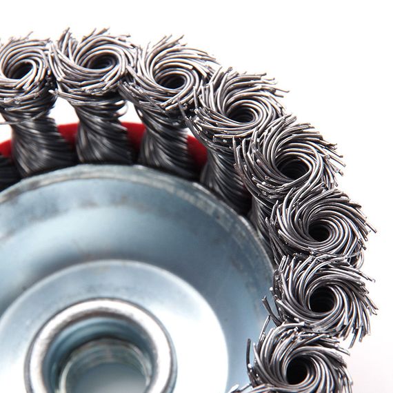 Щітка чаша сталеві витки 85 мм (УШМ) APRO 8304401