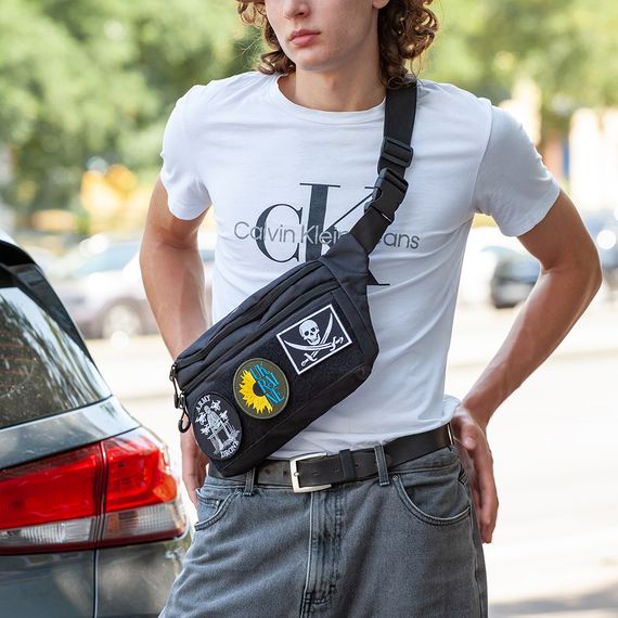 Тактична бананка з патч-панеллю чоловіча, Сумка через плече з Cordura | Зображення 3