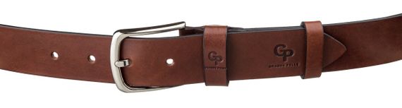 Ремень мужской под джинсы GRANDE PELLE 11256 Коричневый | Зображення 1