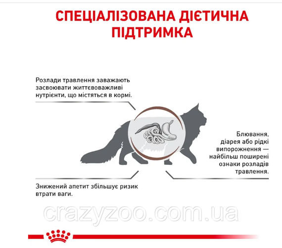 Сухий корм для котів Royal Canin Gastro Intestinal 400 г 39050041 | Зображення 1