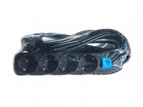 Удлинитель с заземлением, выключателем и защитой от детей 4р/3м