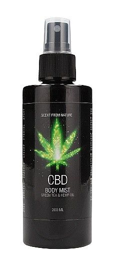 Набор для ванны и душа CBD Care set - GREEN TEA & HEMP OIL ( 3 предмета ) Sex Aura | Зображення 1