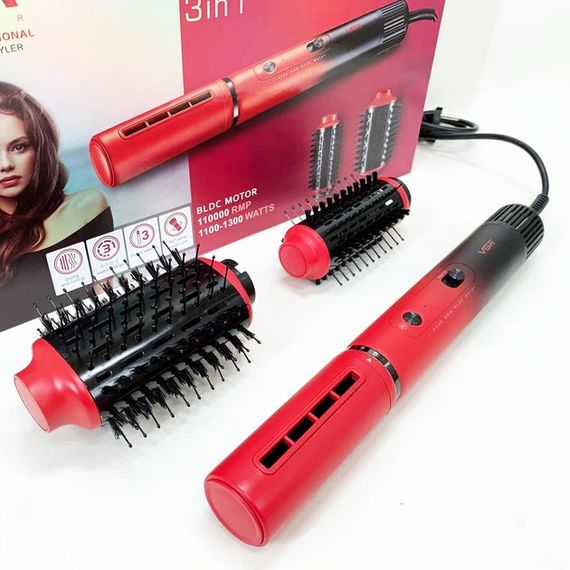Фен-стайлер VGR V-489 RED 1300 Вт красный | Зображення 3