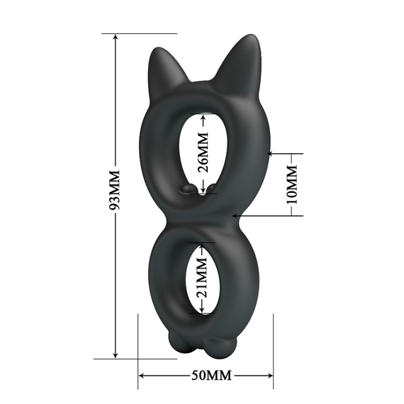Ерекційне кільце Crazy Bull №20 - TORAN super soft silicone, BI-210365 sexstyle | Зображення 5