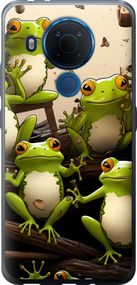 Чехол на Nokia 5.4 Жабки "5656u-2279-17620"