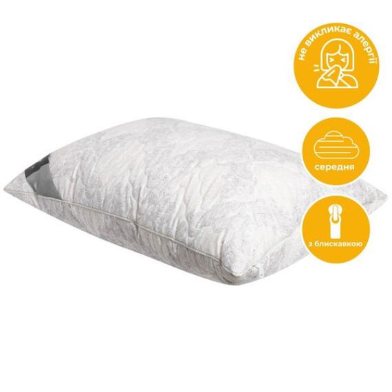 Подушка Air Dream Classic Афродита IDEIA 50х70 см антиаллергенная с чехлом на молнии (8-11754*002) | Зображення 2