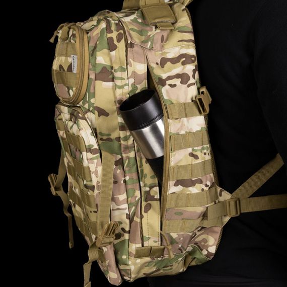 Тактичний, місткий рюкзак з системою Molli  Camotec 40л Multicam | Зображення 6