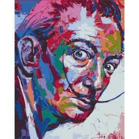Картина за номерами без підрамника "Сальвадор Далі" Art Craft  10011-ACNF 40х50 см
