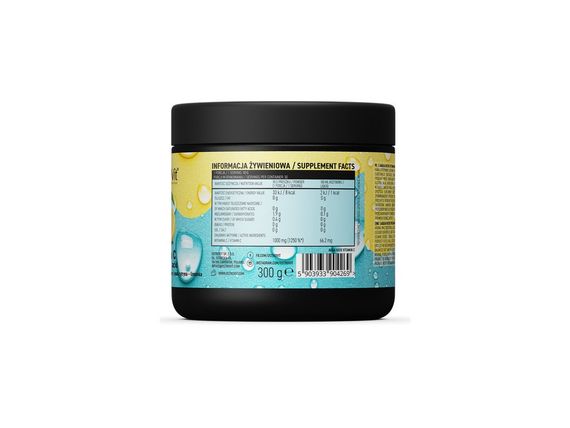 Витамин С Ostrovit Aqua Kick Vitamin C 300 g  (Lemon-lime) | Зображення 1