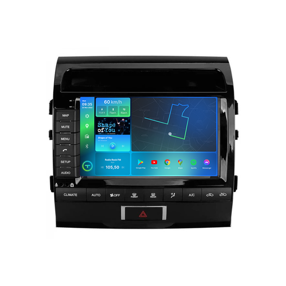 Штатна магнітола Torssen 2K Toyota LC200 2007-2015 climate FL9 4+64Gb 4G Carplay DSP | Зображення 1
