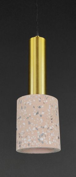 Люстра підвісна на 1 лампочку 27694 Латунь 35-180х10х10 см. | Зображення 2