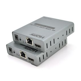 Одноканальний активний подовжувач HDMI сигналу по UTP кабелю з ик управлінням до 120 метрів, cat5e/cat6e 4K/1080P з блоком живлення.