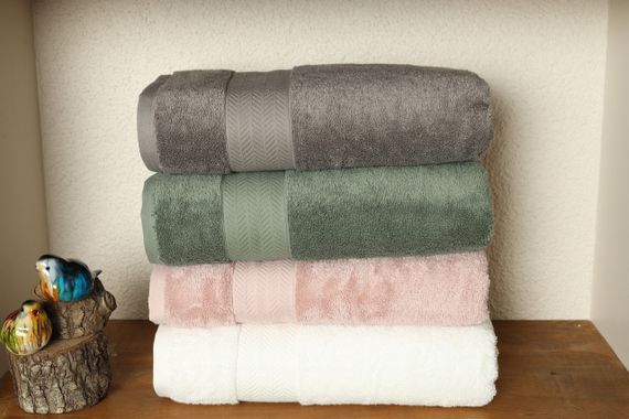 Набор полотенец Nusa 70х140 см Trace, банных 4 шт. | Зображення 1