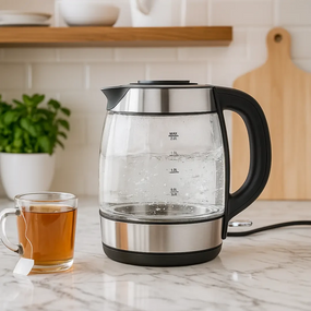 Електричний чайник Domotec MS-7946 скляний корпус 1,7 л 2200 Вт 9825
