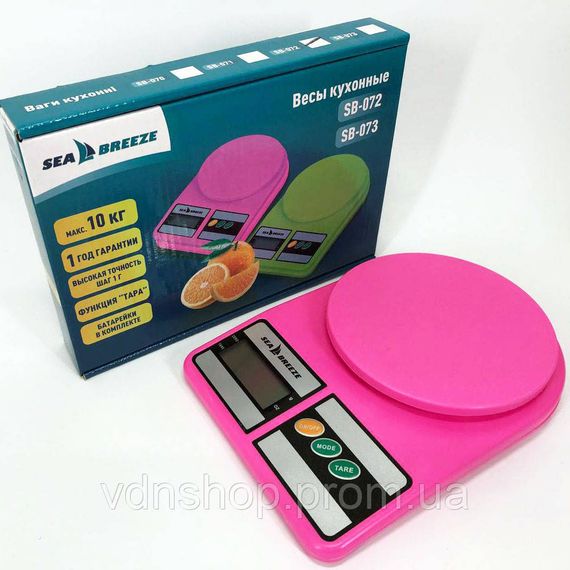 Компактные кухонные весы для удобства приготовления пищи SeaBreeze, Весы настольные ES-80 | Зображення 2