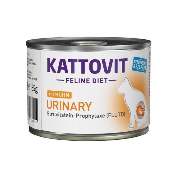 Вологий корм для котів із захворюваннями сечовивідних шляхів Kattovit Veterinary Urinary Chicken, 185 гр