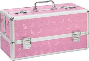 Большой кейс для хранения секс-игрушек BMS Factory Large Lokable Vibrator Case Pink, кодовый замок Sex Aura