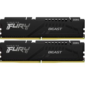 Модуль памяти для компьютера DDR5 32GB (2x16GB) 6400 MHz Beast Black XMP Kingston Fury (ex.HyperX)