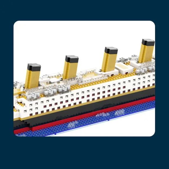 Конструктор корабль Titanic (1878 деталей) mini | Зображення 7