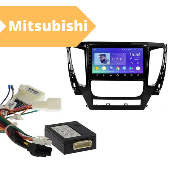 Штатная автомагнитола Mitsubishi Pajero 2016-2018 (9") +CAN Android 10.1 (4/32) черная (MER-14121_5463) | Зображення 1