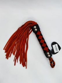 Флоггер DS Fetish Leather flogger M orange