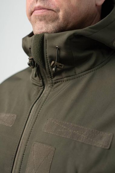 Військова куртка на флісі Soft Shell Military олива | Зображення 5