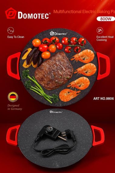 Електрогриль з антипригарним покриттям Domatec MS 5304 1800W 36 см (47555-5304_535) | Зображення 4