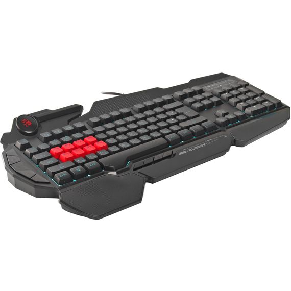 Клавіатура A4Tech Bloody B318 Black USB Black (Bloody B318 Black LK Black) | Зображення 1