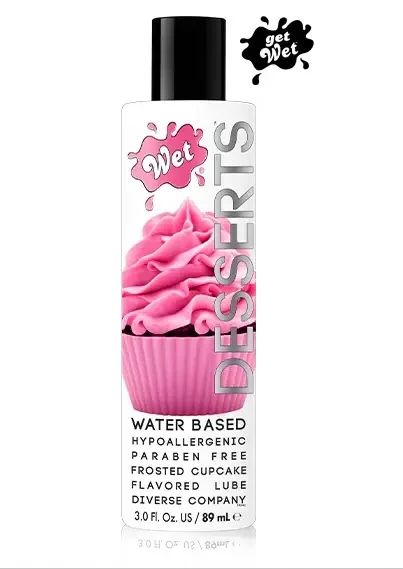 Їстівний Лубрикант WET Desserts Frosted Cupcake( зі смаком кексу) 89 мл Sex Aura | Зображення 1