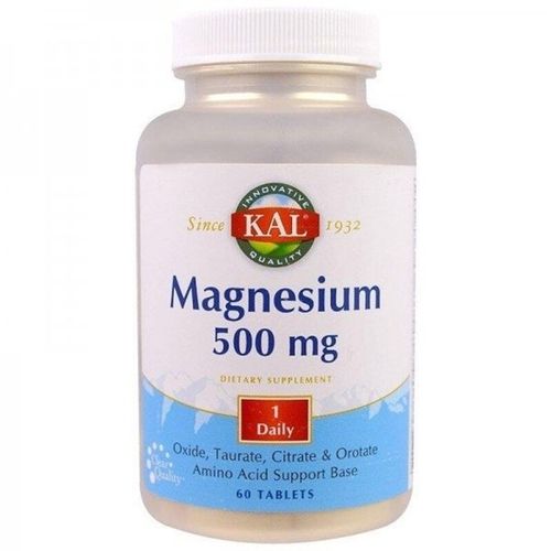 Микроэлемент Магний KAL Magnesium 500 mg 60 Tabs