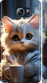 Чохол на Samsung Galaxy Note 5 N920C Білий кіт "5646m-127-2448"
