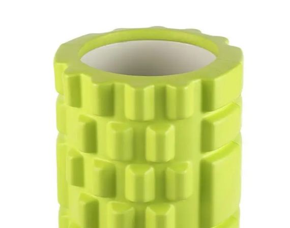 Масажний ролик (роллер) PowerPlay 4025 Massage Roller Зелений (33x14 см) (PP_4025_Green) | Зображення 2
